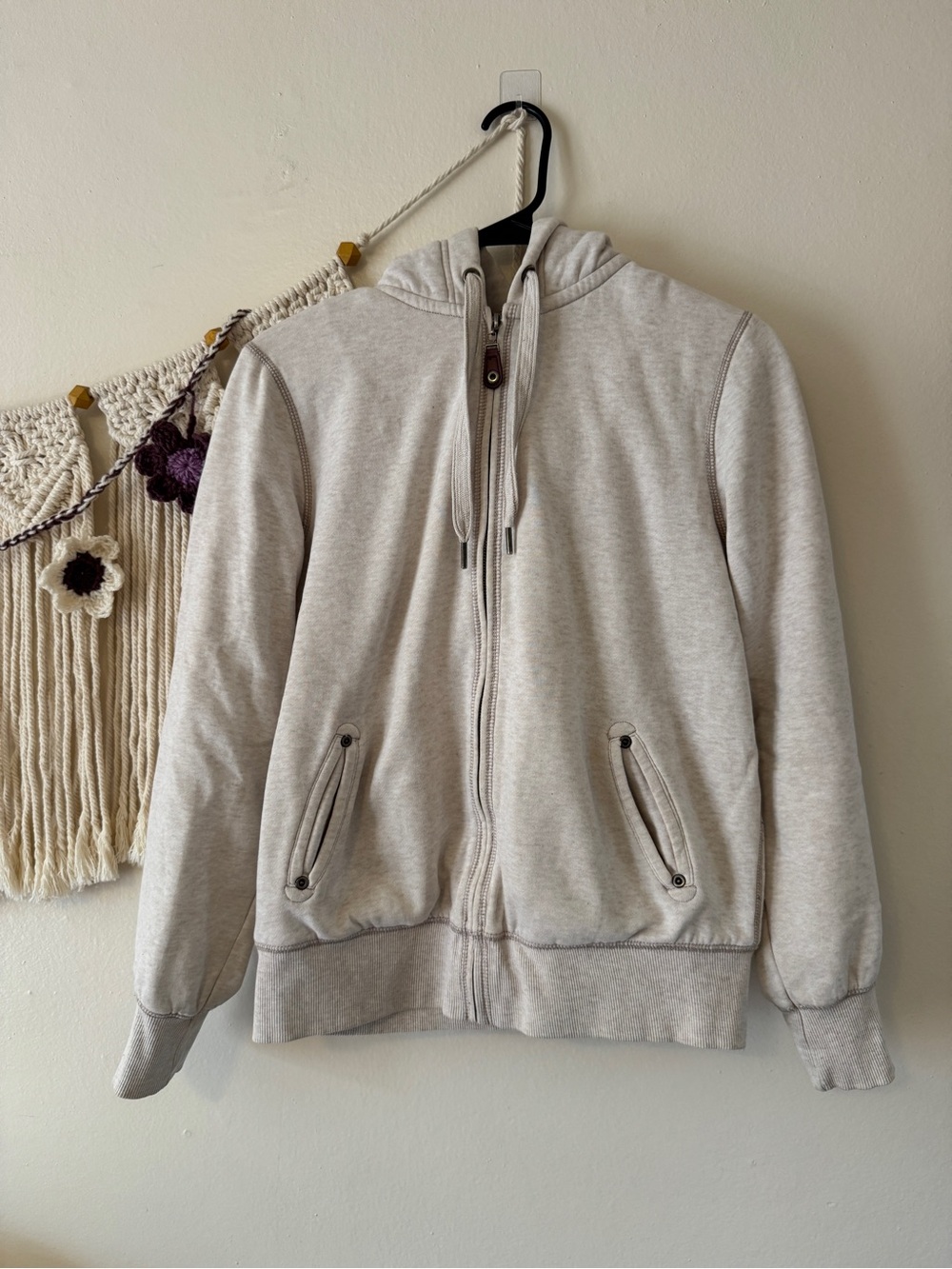 GreenTea Cream Sherpa Fleece Jacket